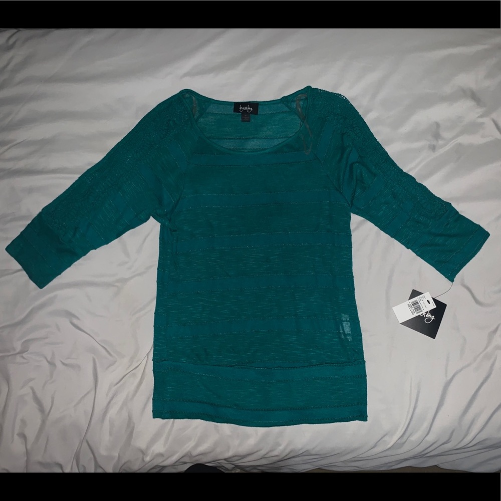 NWT Teal Green Top